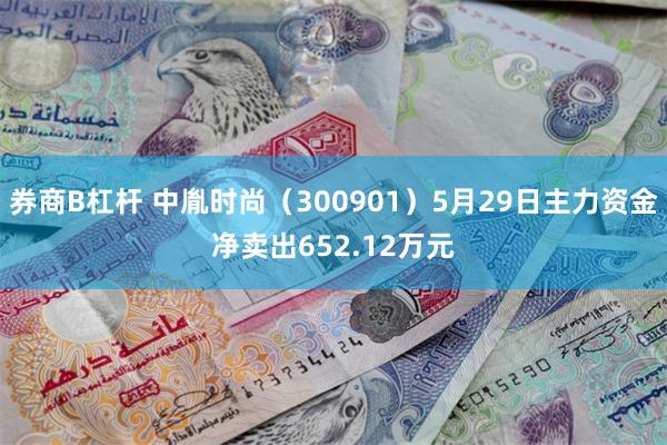 券商B杠杆 中胤时尚（300901）5月29日主力资金净卖出652.12万元