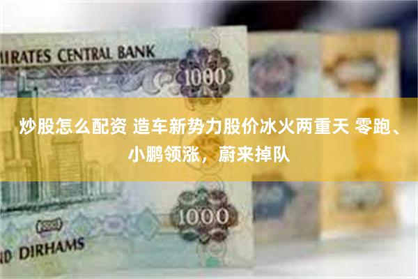 炒股怎么配资 造车新势力股价冰火两重天 零跑、小鹏领涨，蔚来掉队