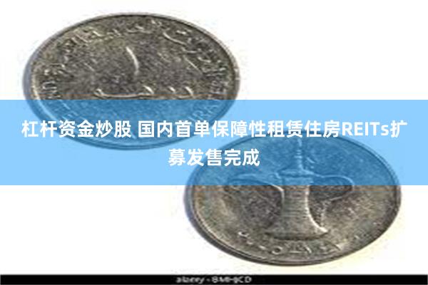 杠杆资金炒股 国内首单保障性租赁住房REITs扩募发售完成