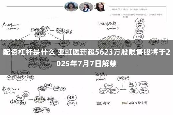 配资杠杆是什么 亚虹医药超5623万股限售股将于2025年7月7日解禁